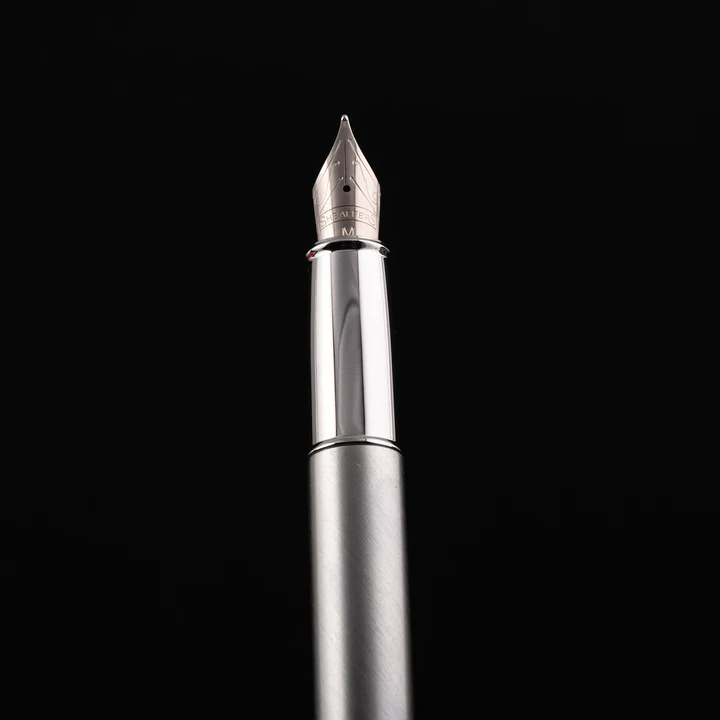 Sheaffer 100 Fountain Pen - Brushed Chrome CT image 2