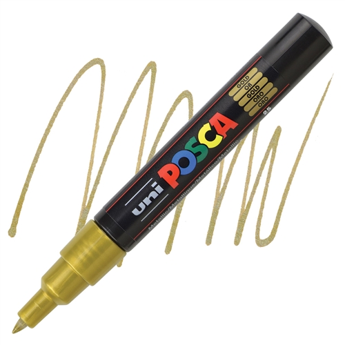 Uni Posca Marker Gold 0.7mm [1pes] image 2