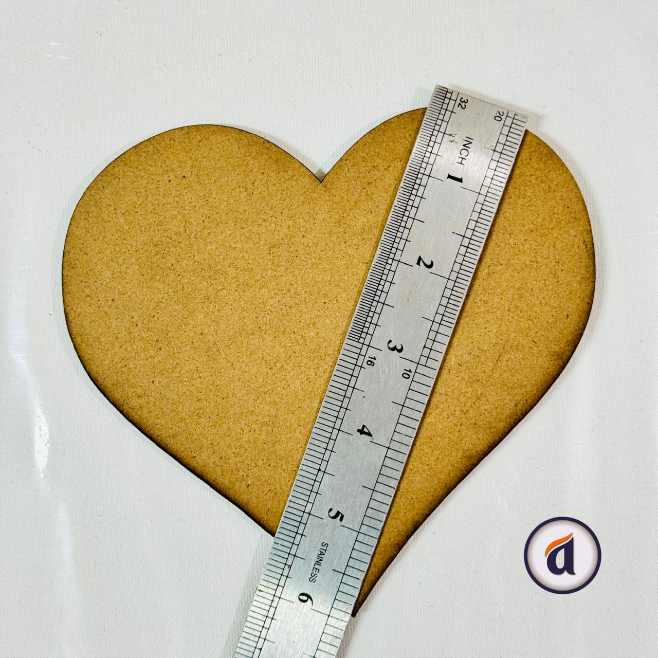 Love Shape MDF Board 6 inch image 4