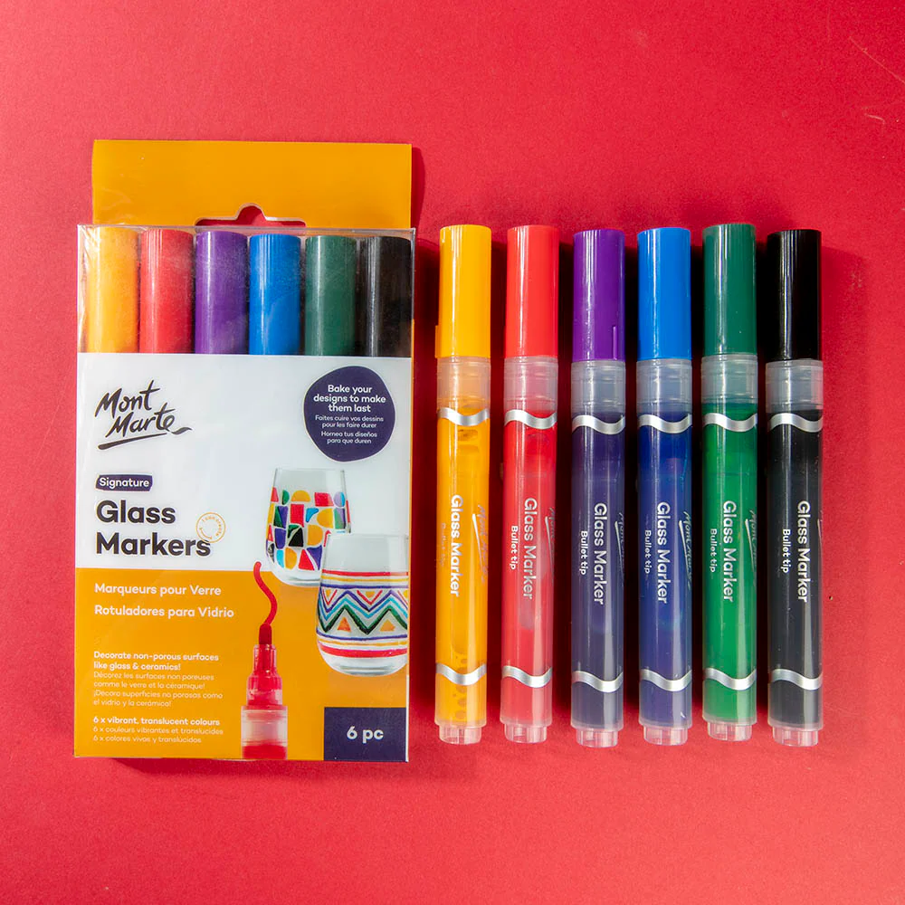 Mont Marte Glass Markers 6pc image 3