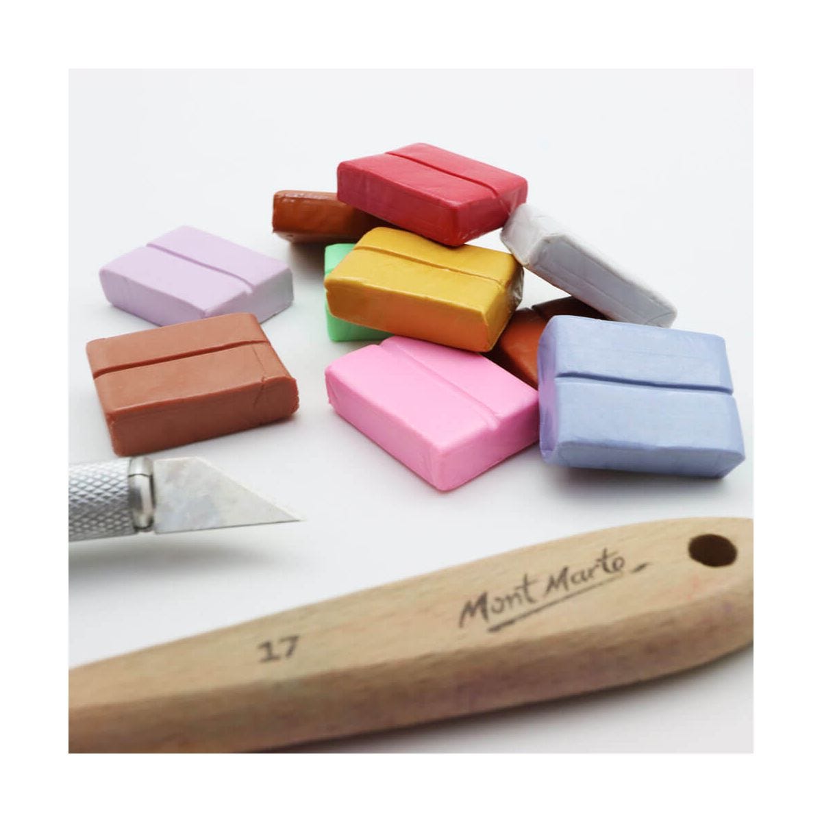Mont Marte Make n Bake Polymer Clay Metallic 100g image 2