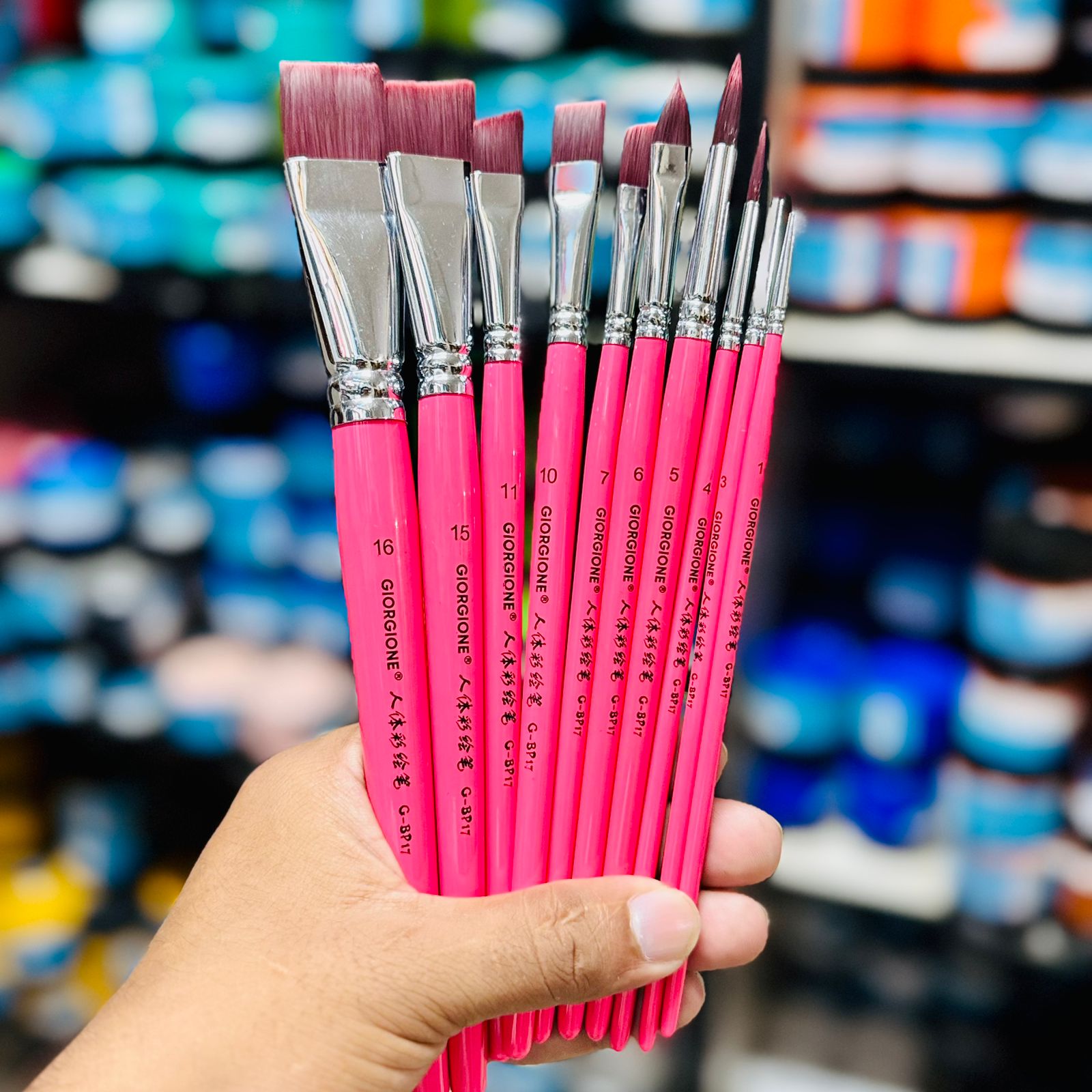 Giorgione Face paint Brush Set G-BP17 image 2