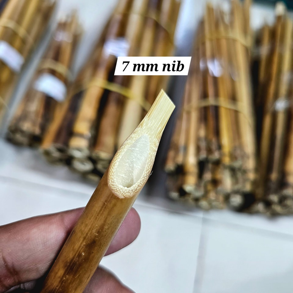 Bambo calligraphy Pen full set (3mm,4mm,5mm,7mm,8mm,10mm,12mm) image 5