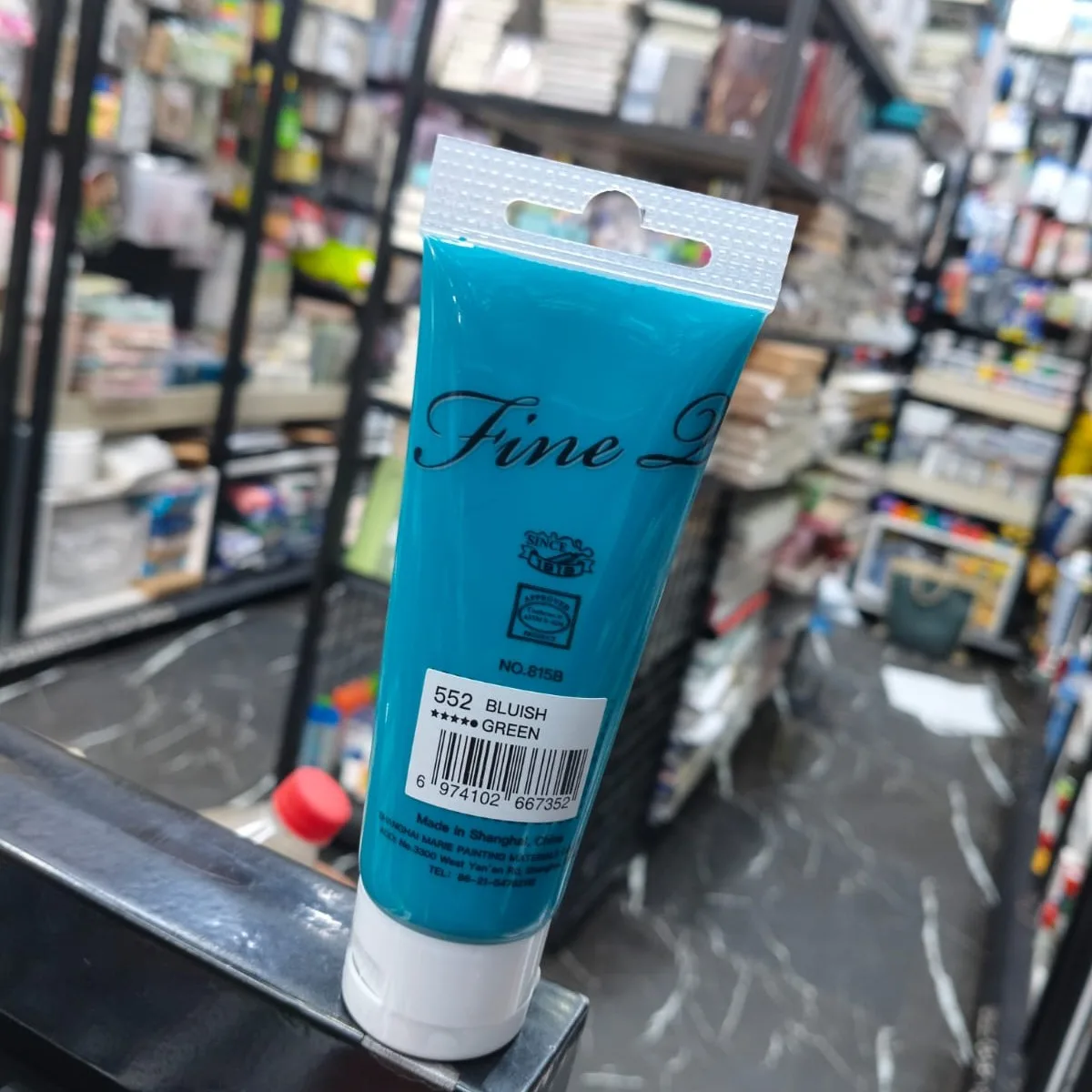 Maries Acrylic Colour Paint 75ml-  Bluish Green image 2
