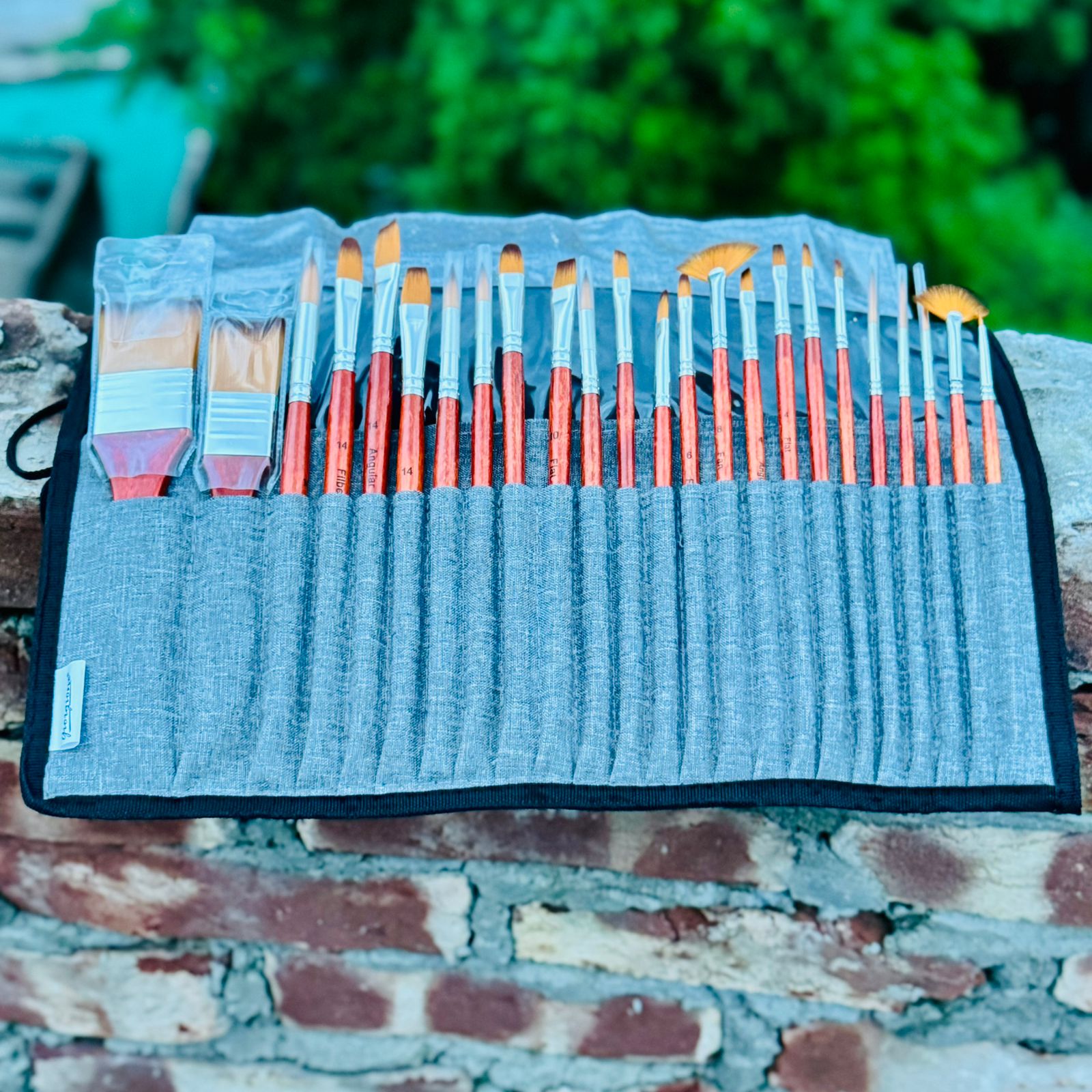 Giorgione Artist Nylon Hair Painting Brush Set 25Pcs G-CB25 image 2