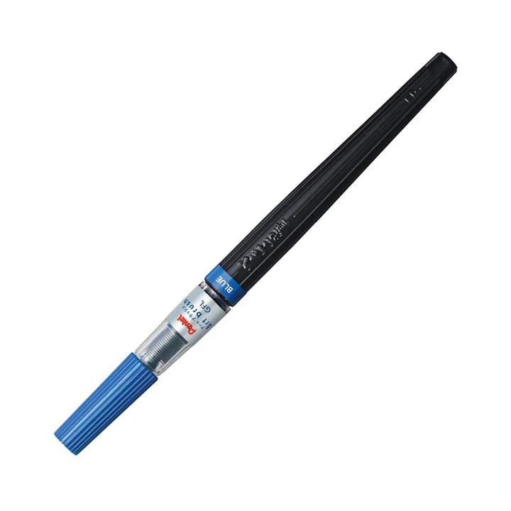 Brush Pen, XGFL-103 pentel art brush blue Brand: Pentel image 2
