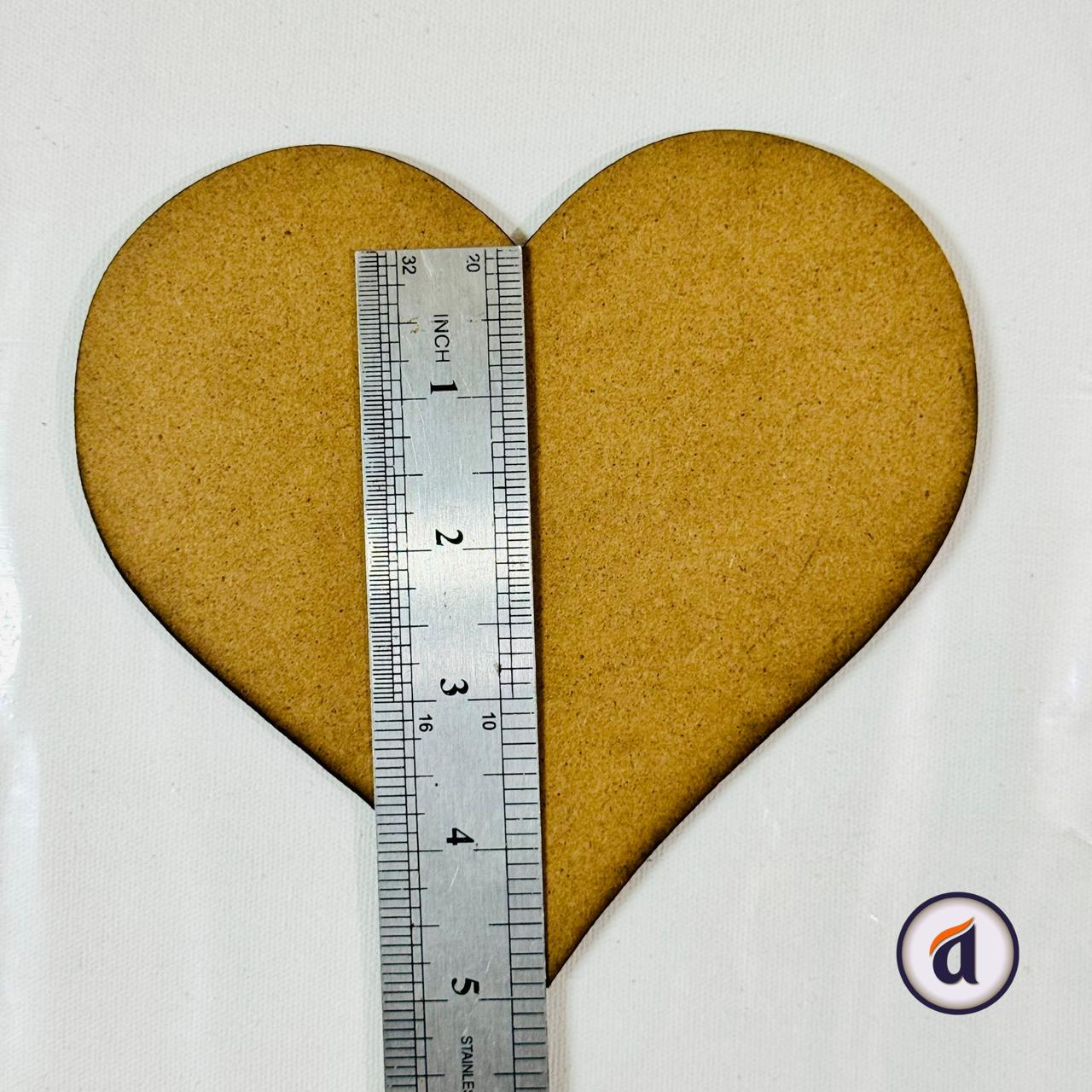 Love Shape MDF Board 6 inch image 3