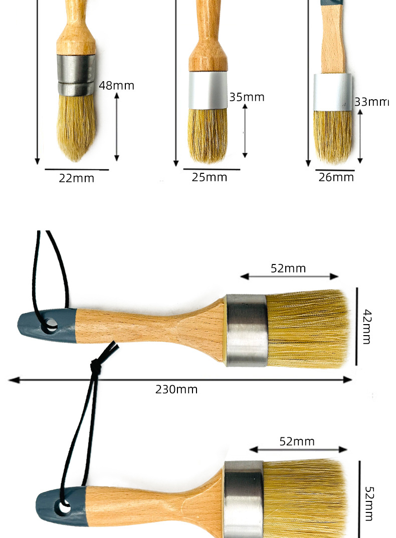 Best Quality Acrylic 5 pc Blanding brush set image 5