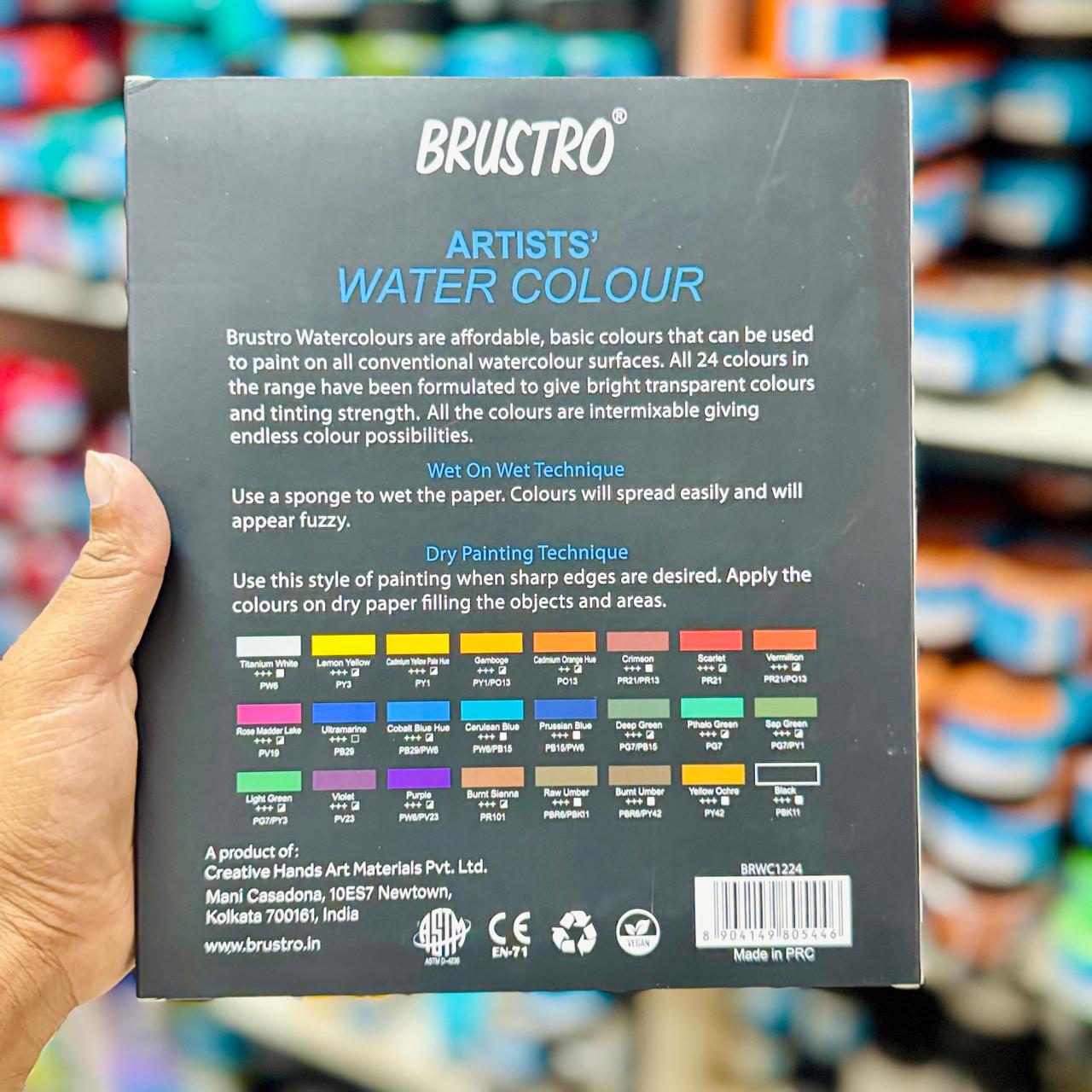 Brustro Artists Water Color Set 12ml x24pc Set image 5