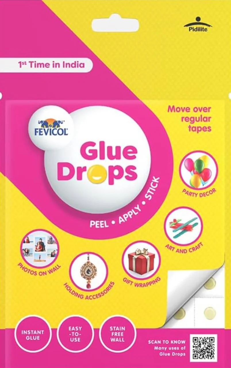 Fevicol Glue Drops - 24 Dots (Transparent) image 2