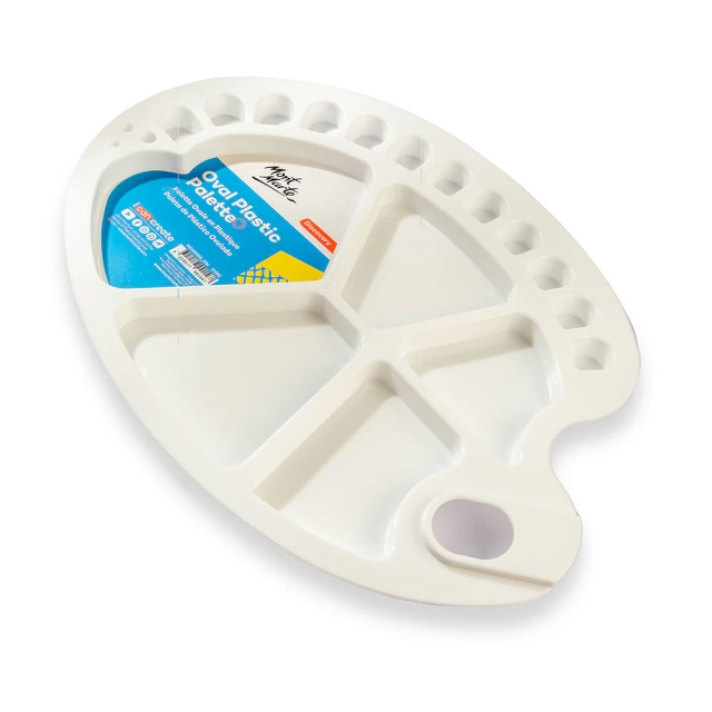 Mont Marte Oval Plastic Colour Palette 34x25cm (13.3 x 9.8in) image 4