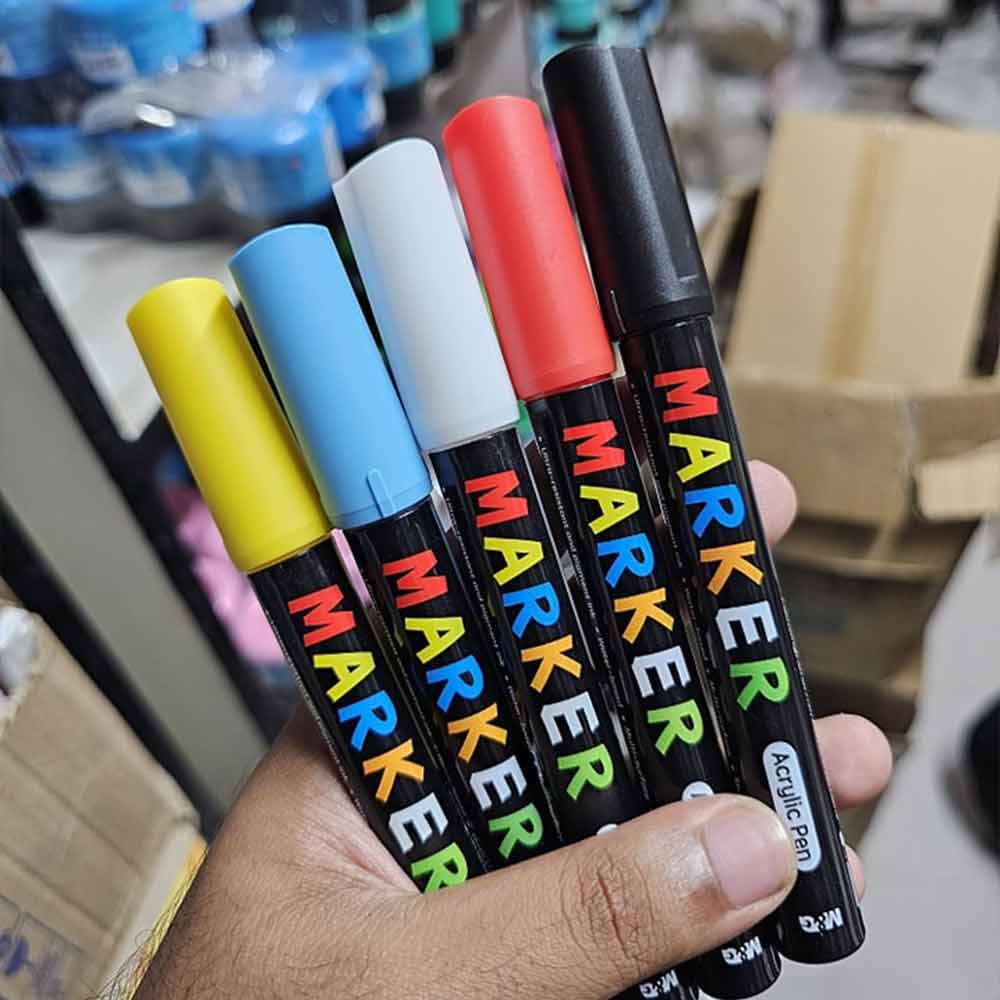 M&G Acrylic Paint Marker set 5pc image 3