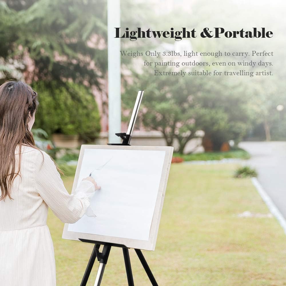 Watercolour Easel, ArtistPro Adjustable Metal Easel Stand image 2