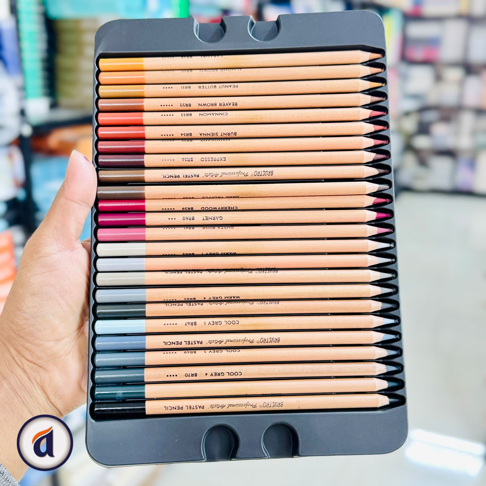 Brustro Professional Artists Pastel Colour Pencils Set 72pc image 4