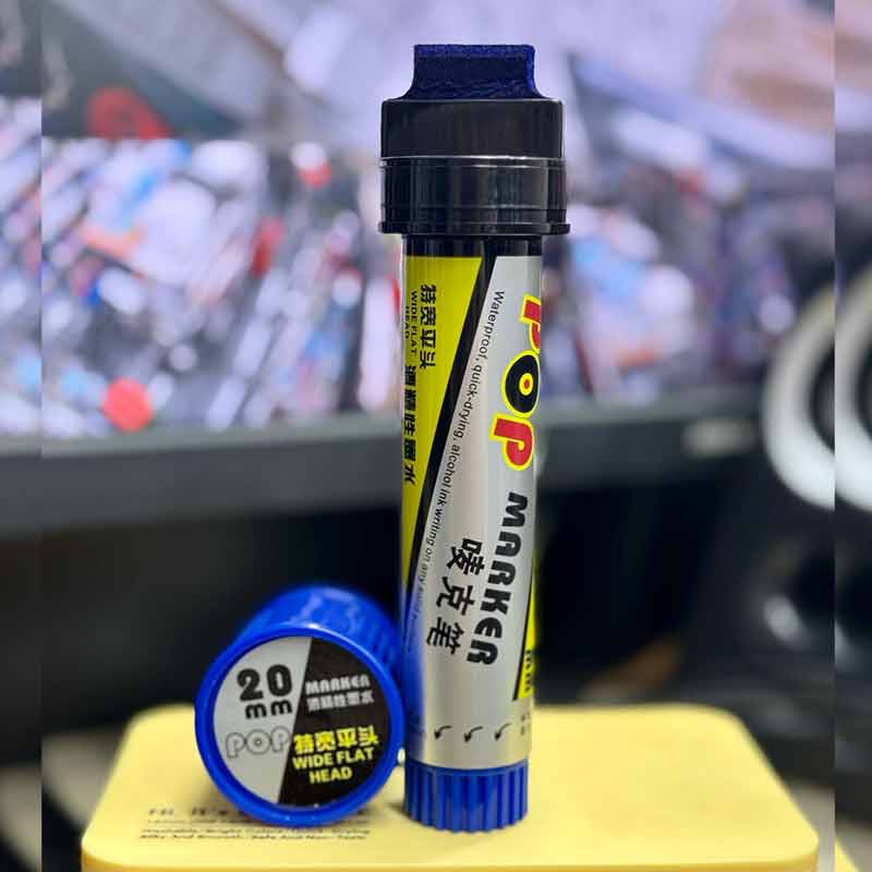 Leto Pop Marker 20mm Ultramarine Blue image 2