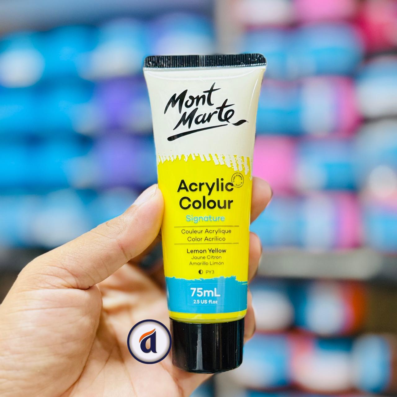 Mont Marte Acrylic Colour Paint Set 12pc x 75ml image 7