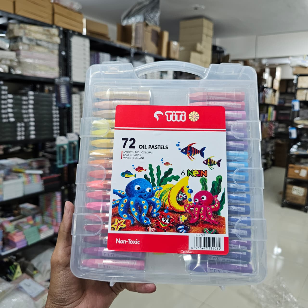Joytiti Oil Pastels 72 Color In PP Case image 2