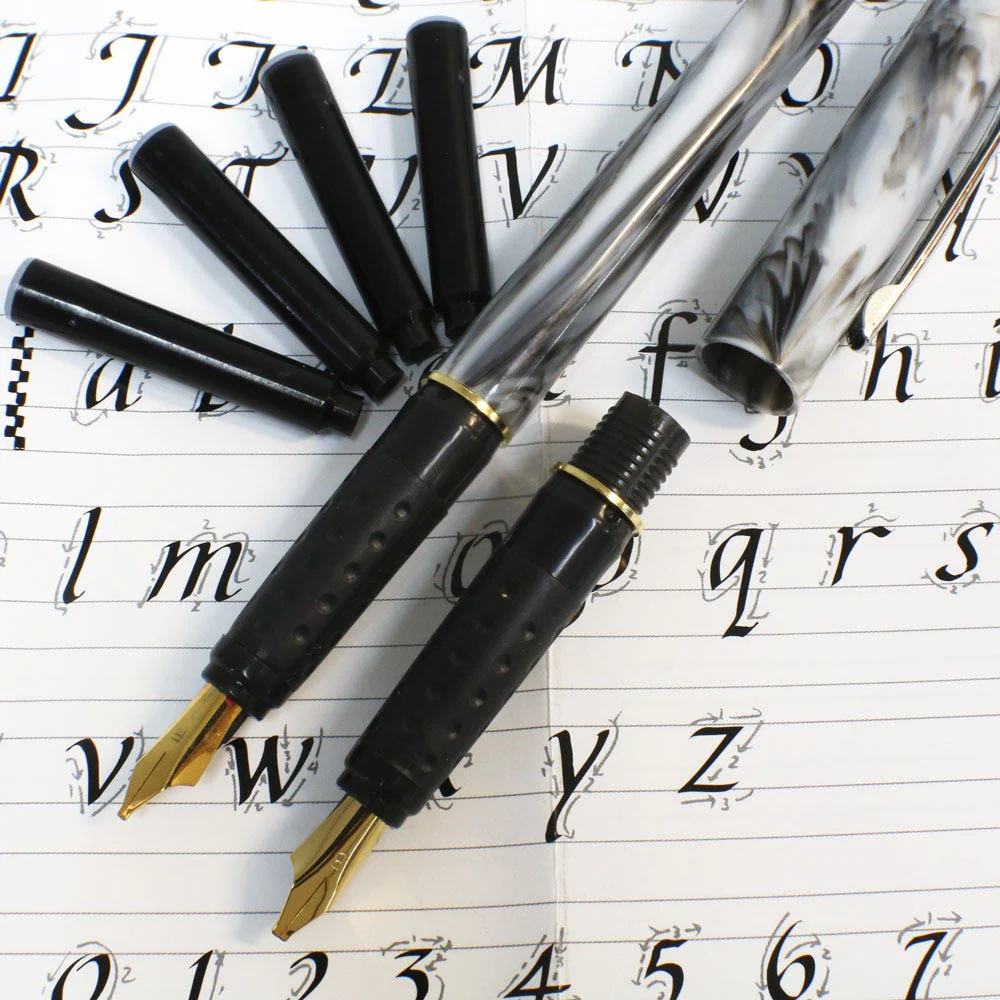 Mont Marte Calligraphy 2 Nib Pen Set 8pc image 4