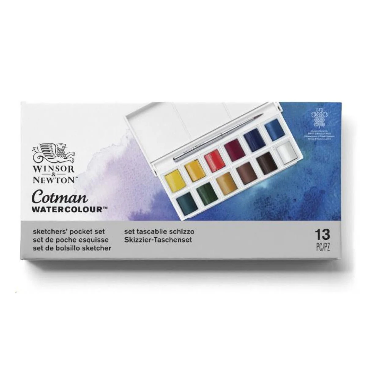 Winsor Newton Cotman 12li Tablet Sulu Boya Seti Cep Tipi image 2