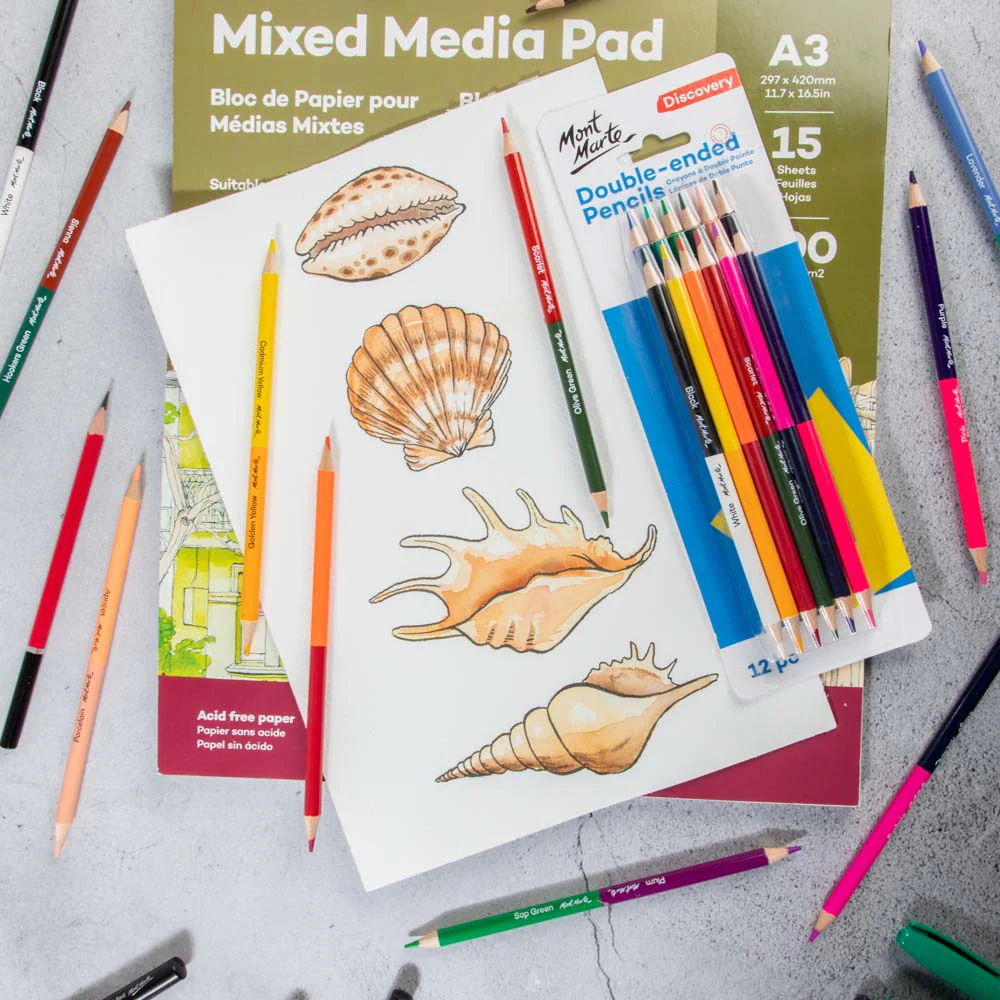 Mont Marte Double-ended Pencils 12pc image 3