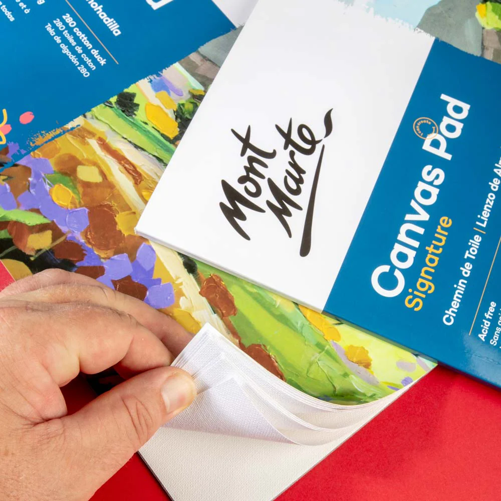 Mont Marte Canvas Pad A4 10 Sheet (8.3x11.7in) image 6