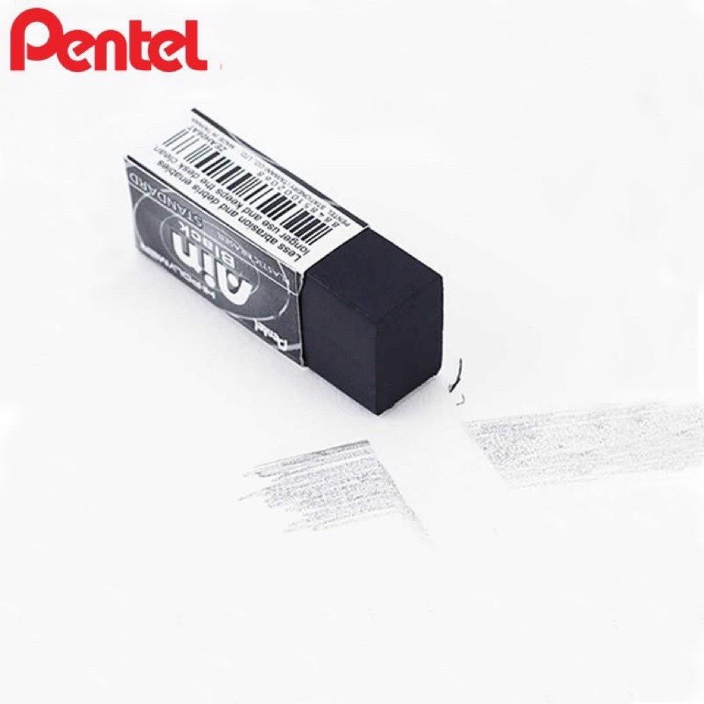 Pentel Ain black Hi-Polymer Eraser image 2