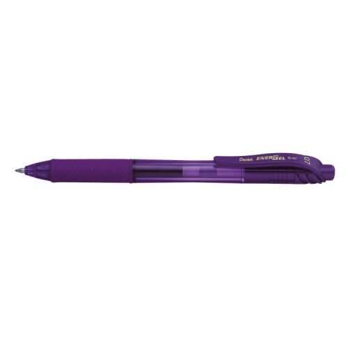 Pentel Energel Gel Pen Violet Ink (0.7mm) - 1 Pcs - BL107-VX image 2
