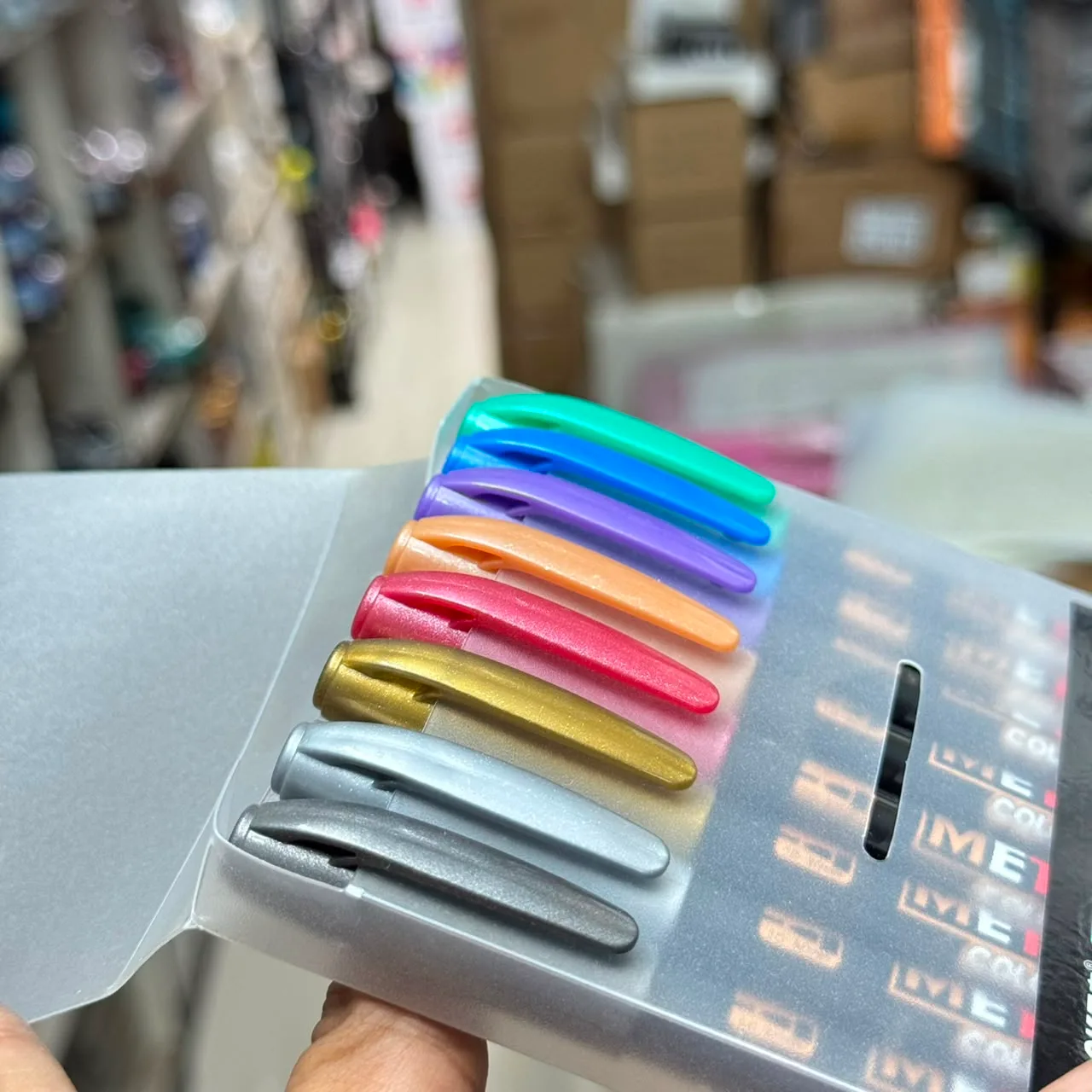 Baoke Metallic Art Marker Pens - 8 Colors image 2