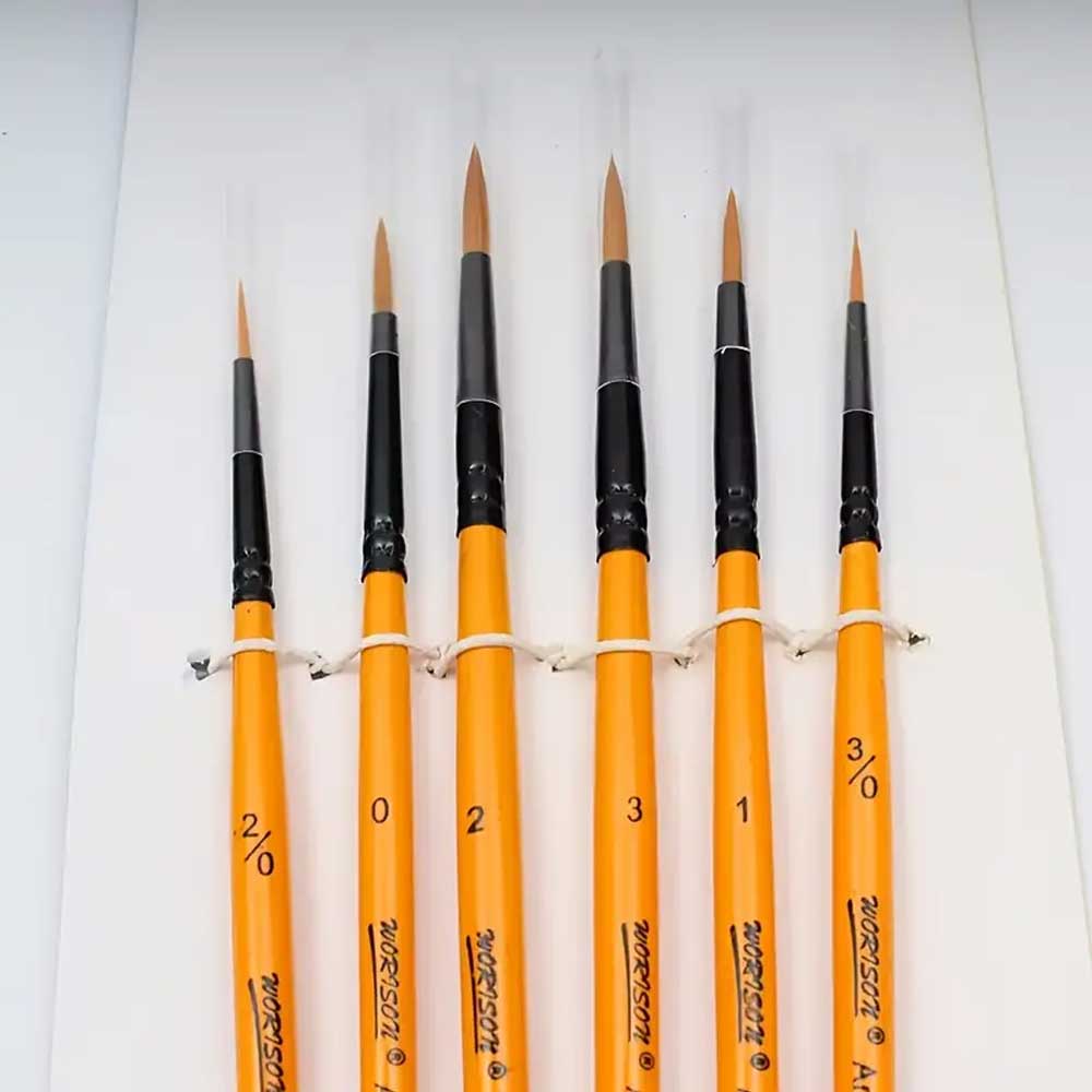 Worison Detail Paint Brush Set 6pcs image 3