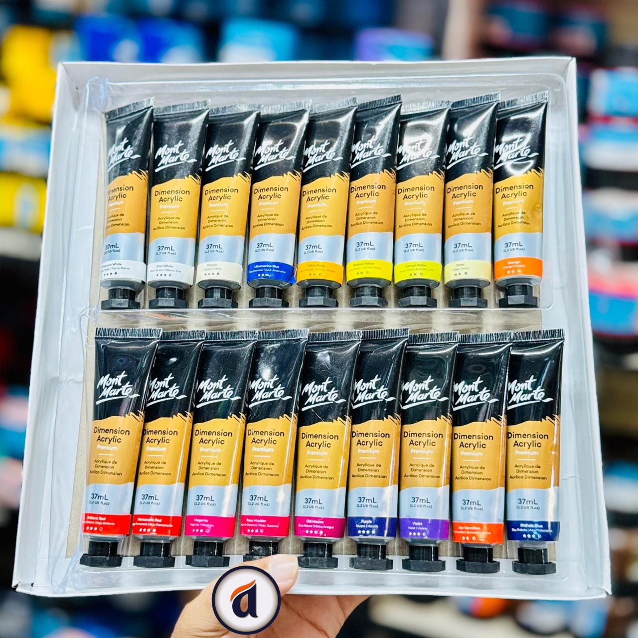 Mont Marte Dimension Acrylic 36pc x 37ml image 2