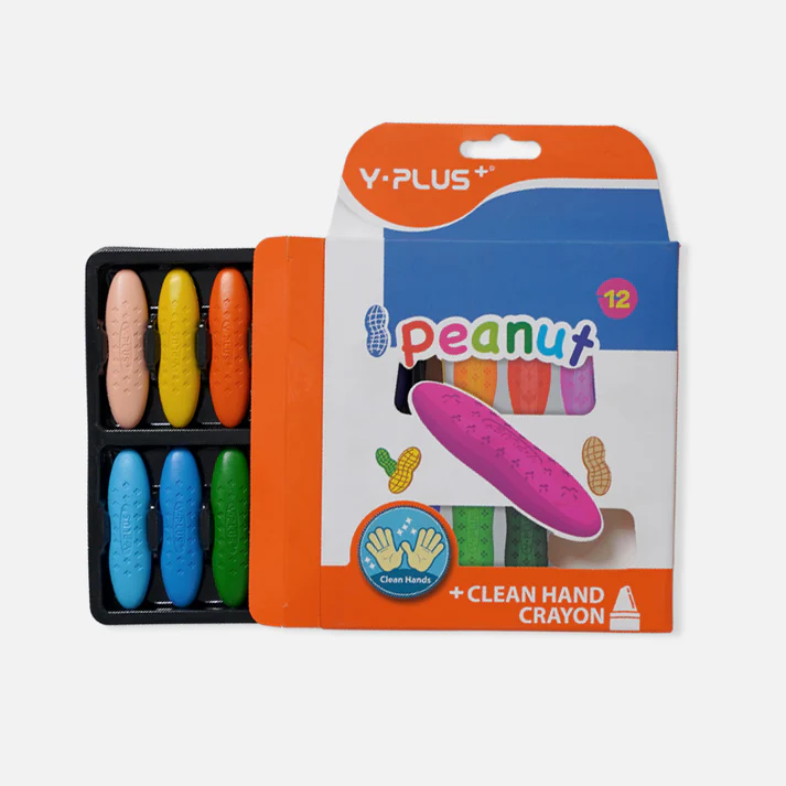 Y-Plus+ Peanut 12 Pcs Crayon image 2