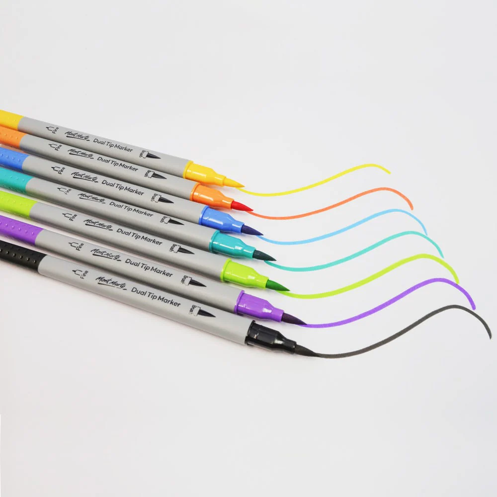 Mont Marte Dual Tip Brush/Fineliners 48pc image 8
