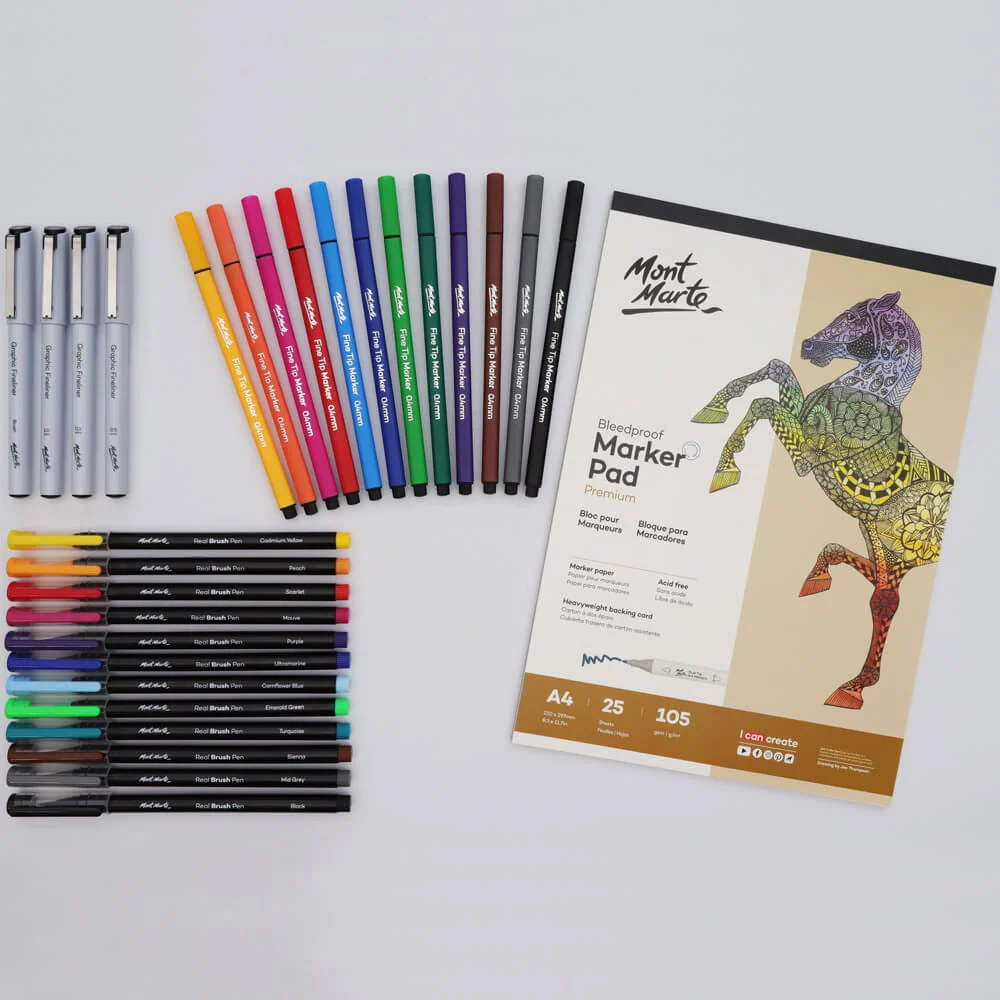 Mont Marte Illustration Marker Set 29p image 2
