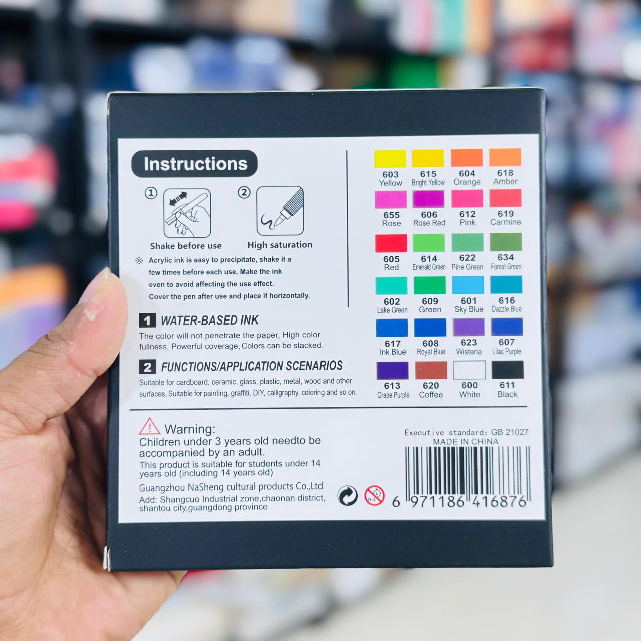 Guangna Acrylic Paint Marker 24 Colour image 4
