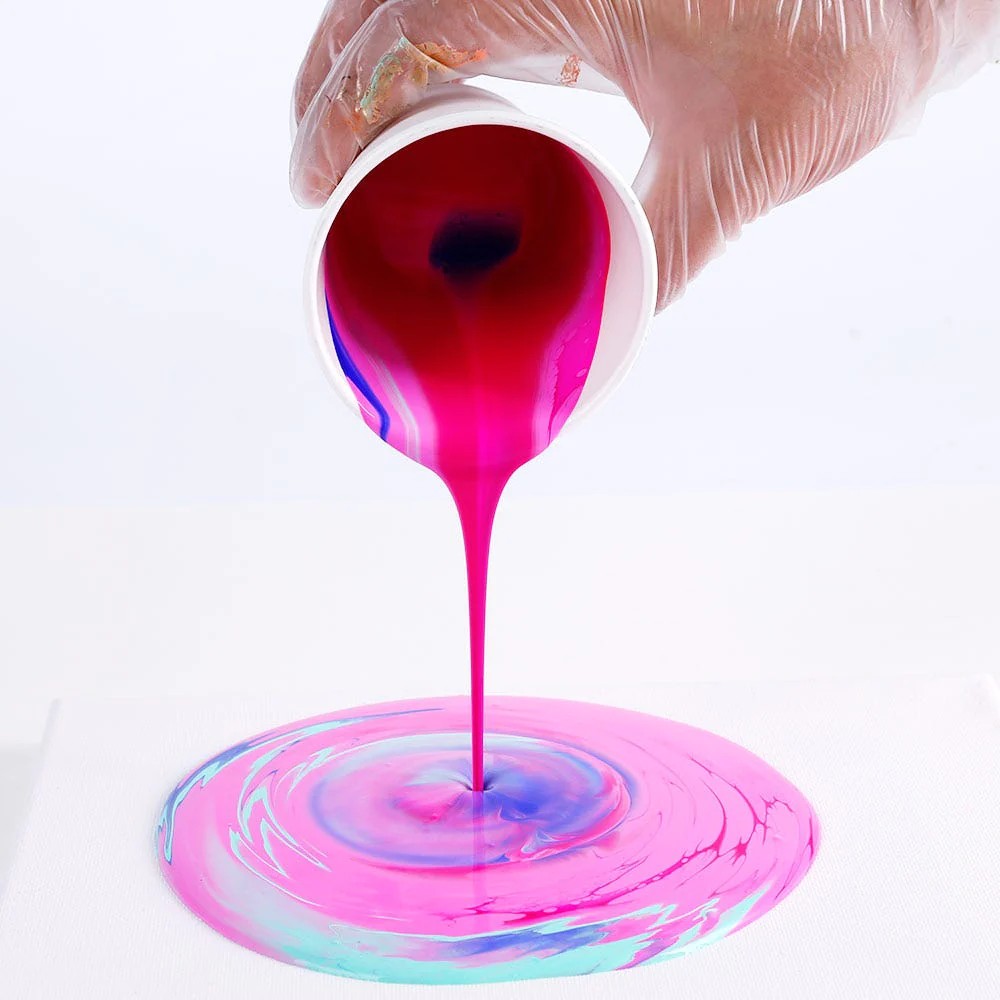 Mont Marte Pouring Acrylic Paint Set 4pcx60ml Aurora image 3