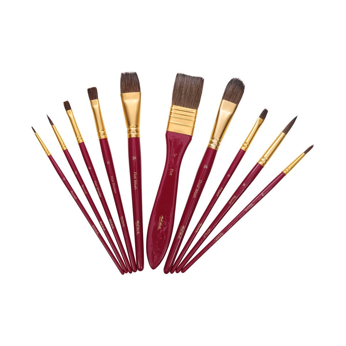 Mont Marte Watercolour Brush Set 11pc image 6