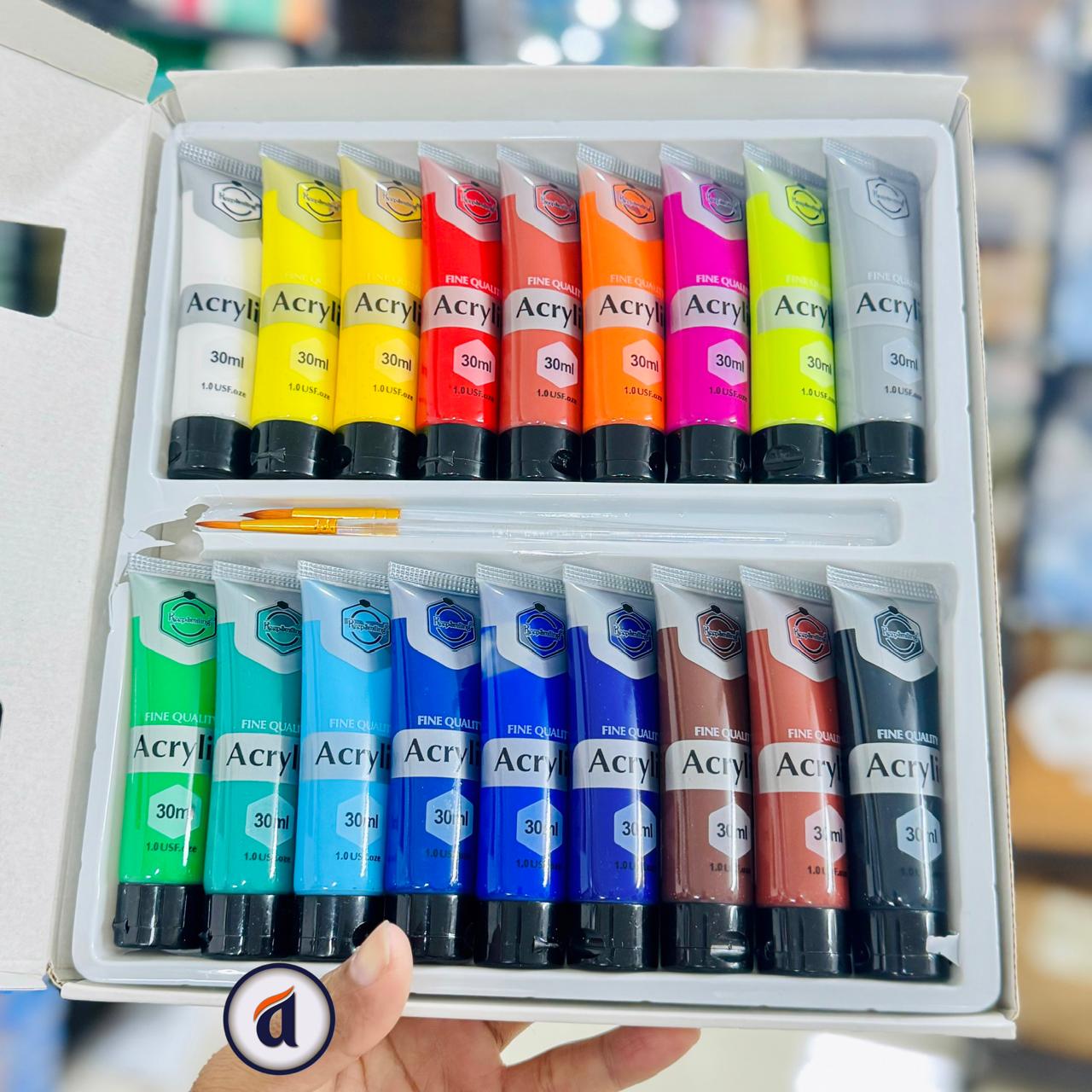 Keep smiling Acrylic Colour Set 30ml 18pc image 2