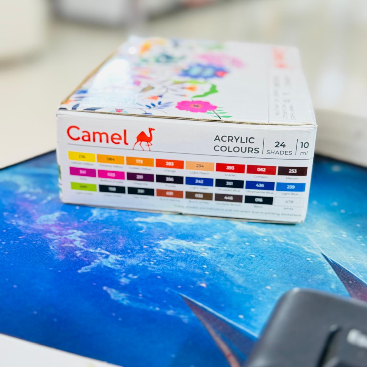 Camel Acrylic Colour 10ml 24 Shades image 2