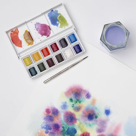 Winsor Newton Cotman 12li Tablet Sulu Boya Seti Cep Tipi image 4