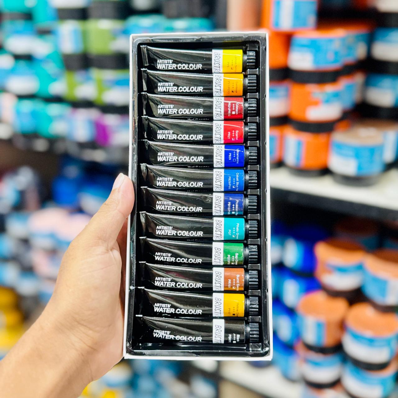 Brustro artists water color set 12ml x12pc set image 2