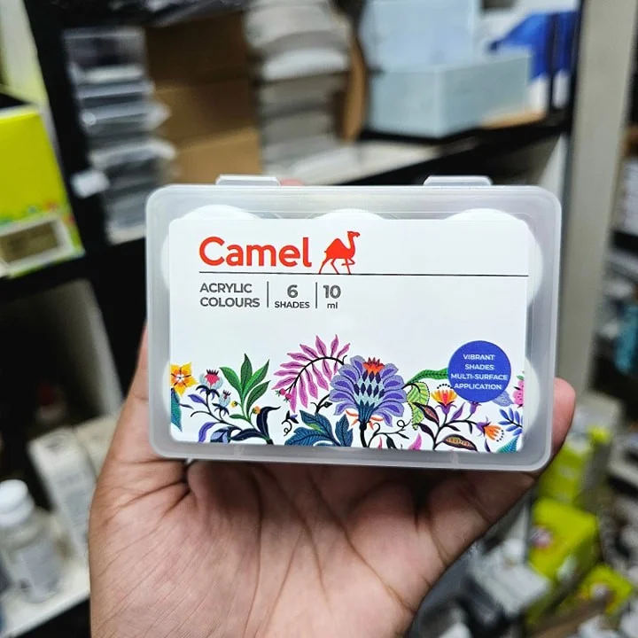 Camel Acrylic Colour 10ml 6 Shade image 2