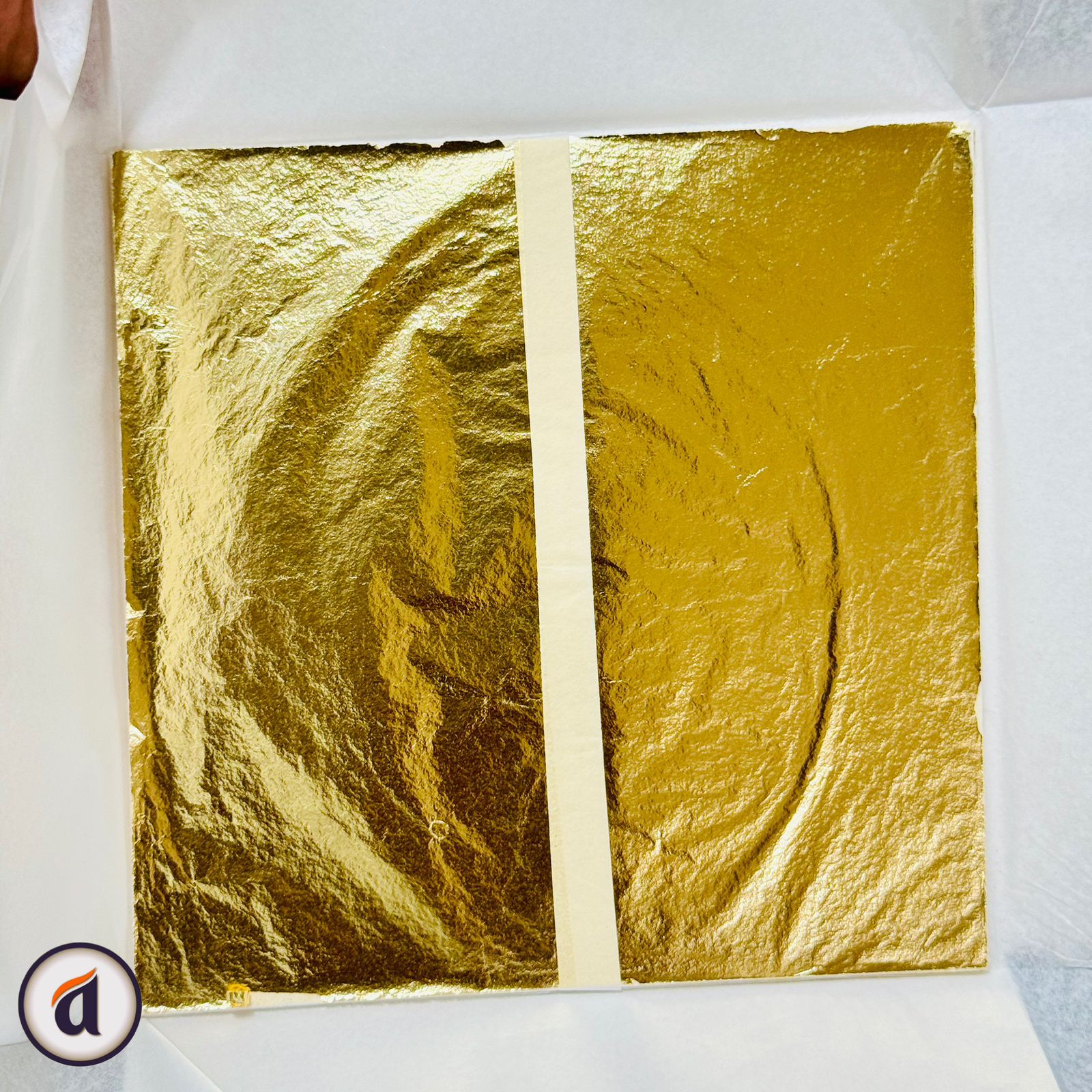 Keep Smiling Gold Leaf 14x14cm (5.5in) 25 Sheets image 2