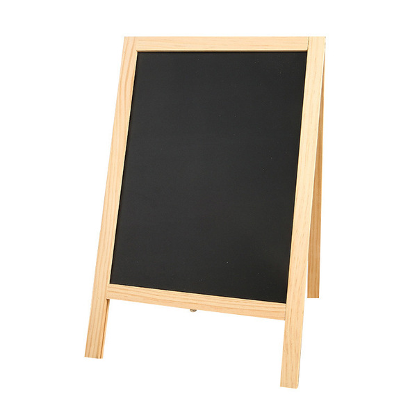 Blackboard Double-Sided Wooden Drawing Board Easel 7.5x10 Inch image 2