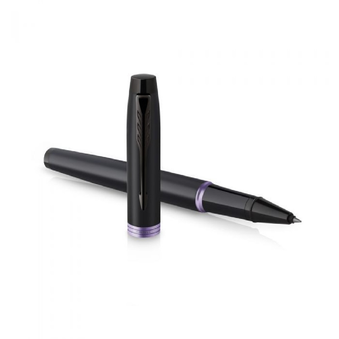 Parker IM Vibrant Rings Amethyst Purple Set Rollerball and Fountain Pen image 6
