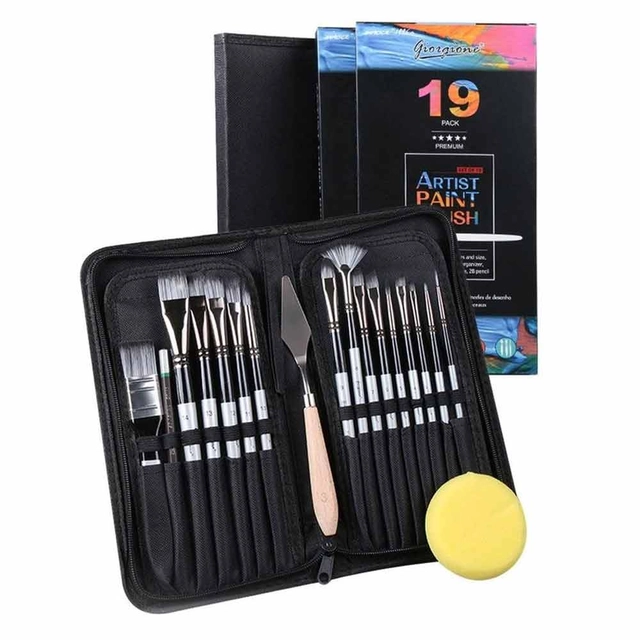 Giorgione Artist Paint Brushes Set 19pack G-V19 image 3