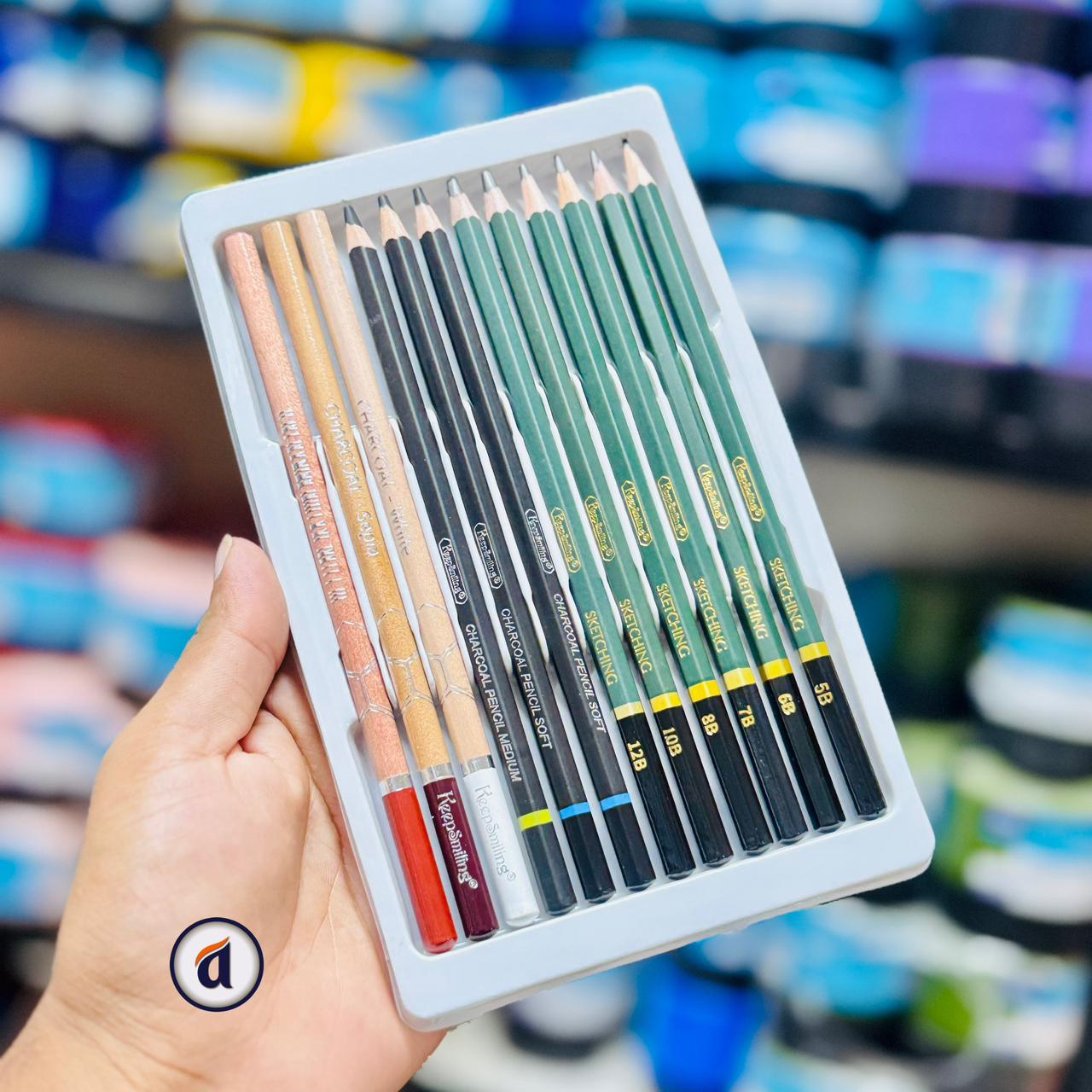 Keep Smiling Sketching Pencil 24pcs image 4