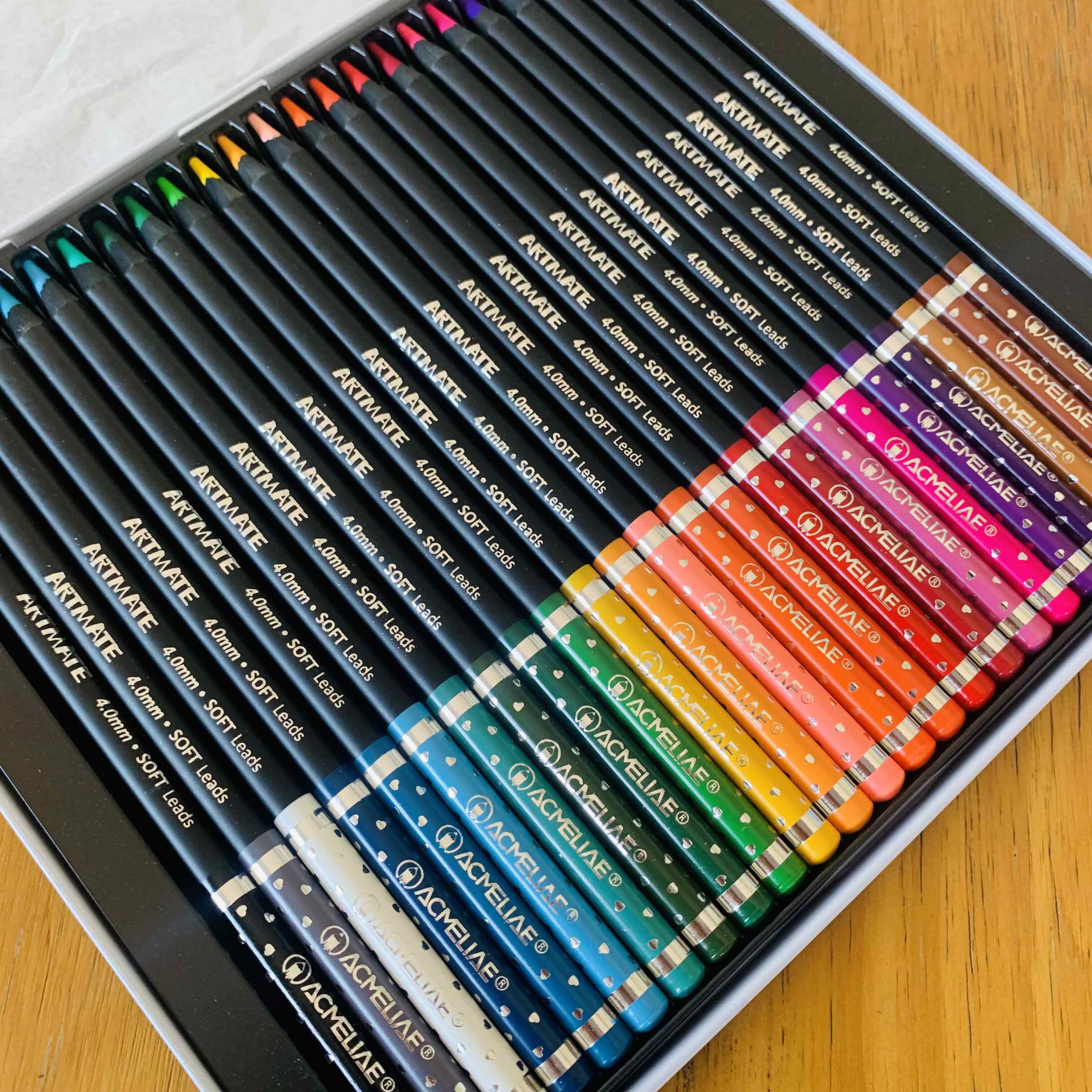 Acmeliae Artmate 24 Color Pencils Tin Box image 3