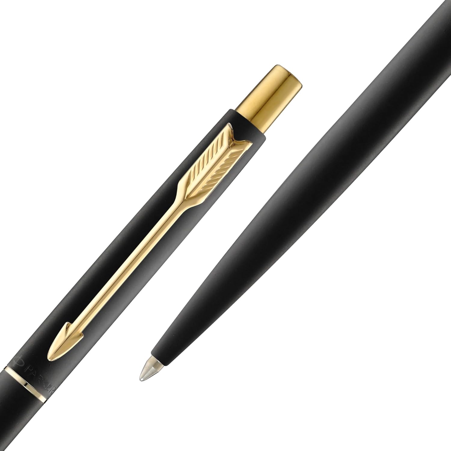 Parker Classic Matte Black Gold Trim Ball Pen| Ink Color - Blue | Unique Gift For Employees image 4