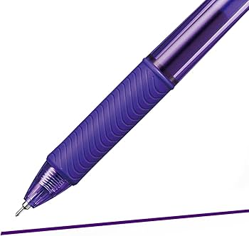 Pentel Energel Gell Pen Violet Ink (0.5mm) - 1 Pcs - BLN105-VX image 3