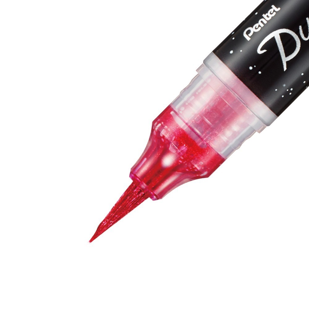 Pentel Dual Metallic Brush-Pink Plus Metallic Pink - XGFH-DPX image 4